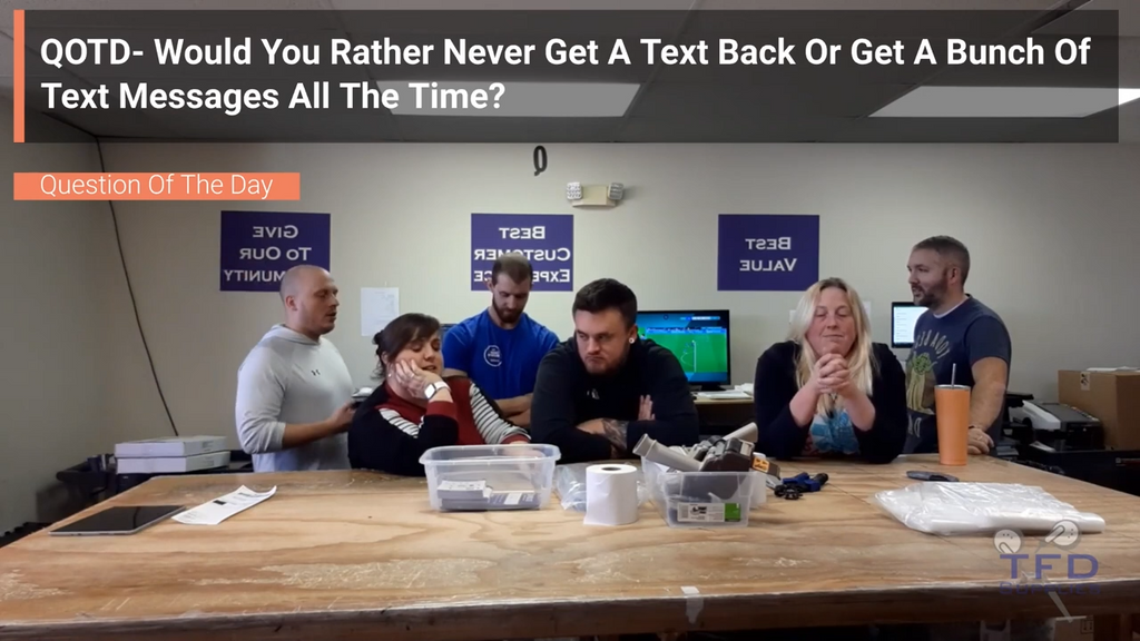 QOTD- Would You Rather Never Get A Text Back Or Get A Bunch Of Text Messages All The Time?