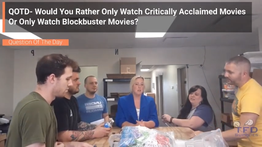QOTD- Would You Rather Only Watch Critically Acclaimed Movies Or Only Watch Blockbuster Movies?