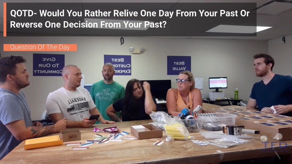 QOTD- Would You Rather Relive One Day From Your Past Or Reverse One Decision From Your Past?