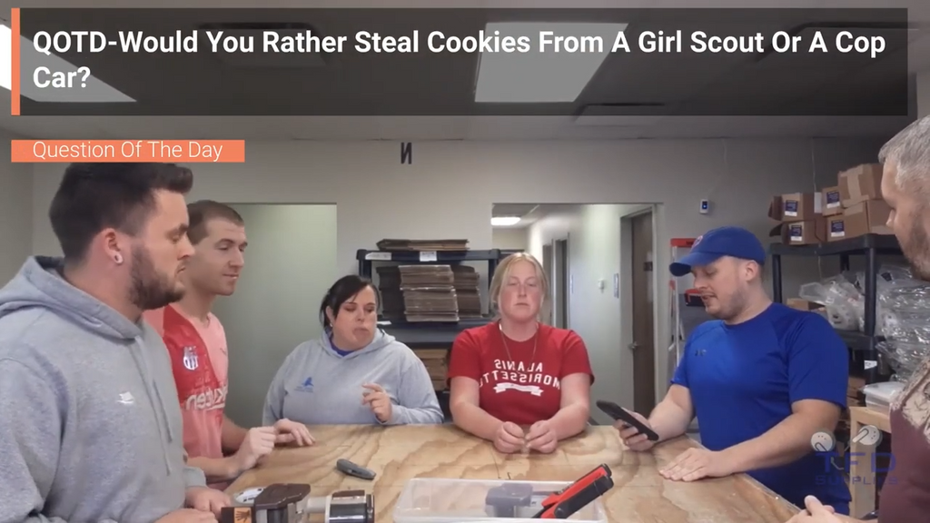 QOTD- Would You Rather Steal Cookies From A Girl Scout Or A Cop Car?