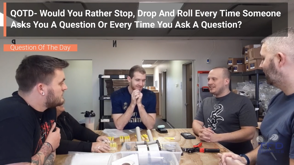 QOTD- Would You Rather Stop, Drop And Roll Every Time Someone Asks You A Question Or Every Time You Ask A Question?