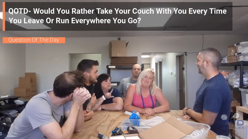 QOTD- Would You Rather Take Your Couch With You Every Time You Leave Or Run Everywhere You Go?