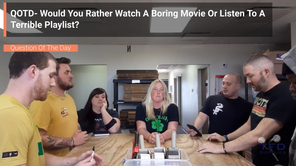 QOTD- Would You Rather Watch A Boring Movie Or Listen To A Terrible Playlist?