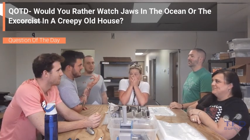 QOTD- Would You Rather Watch Jaws In The Ocean Or The Excorcist In A Creepy Old House?