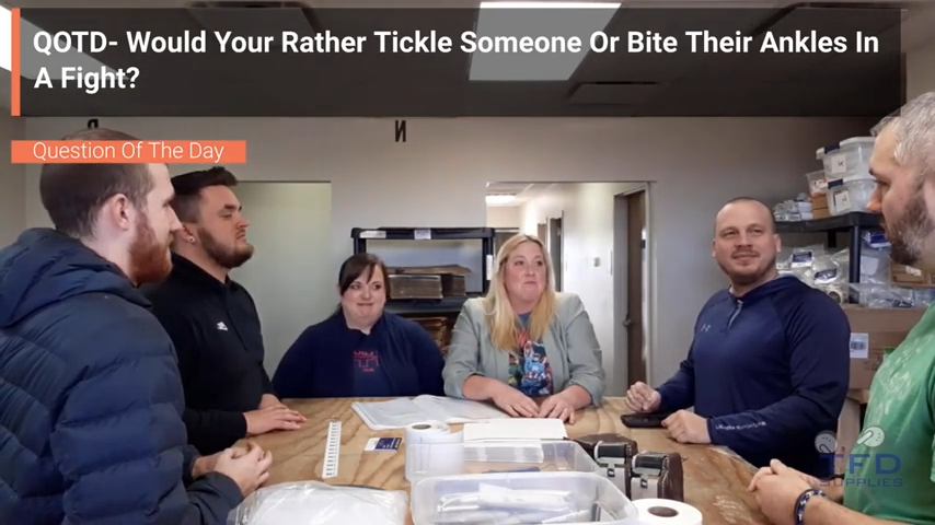 QOTD- Would Your Rather Tickle Someone Or Bite Their Ankles In A Fight?