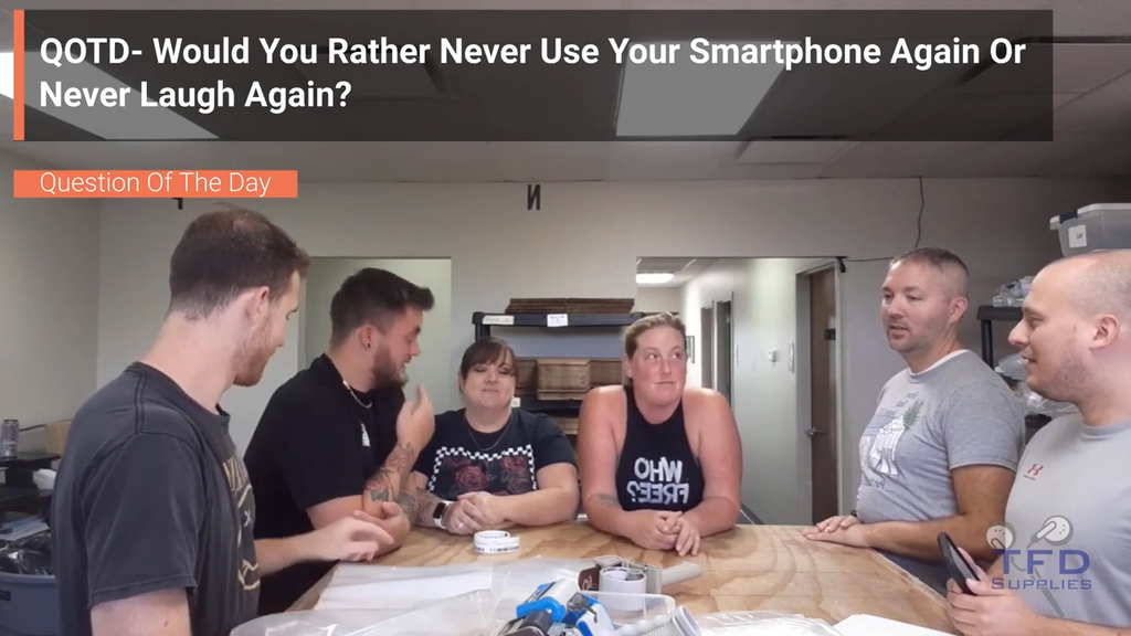 QOTD- Would You Rather Never Use Your Smartphone Again Or Never Laugh Again?