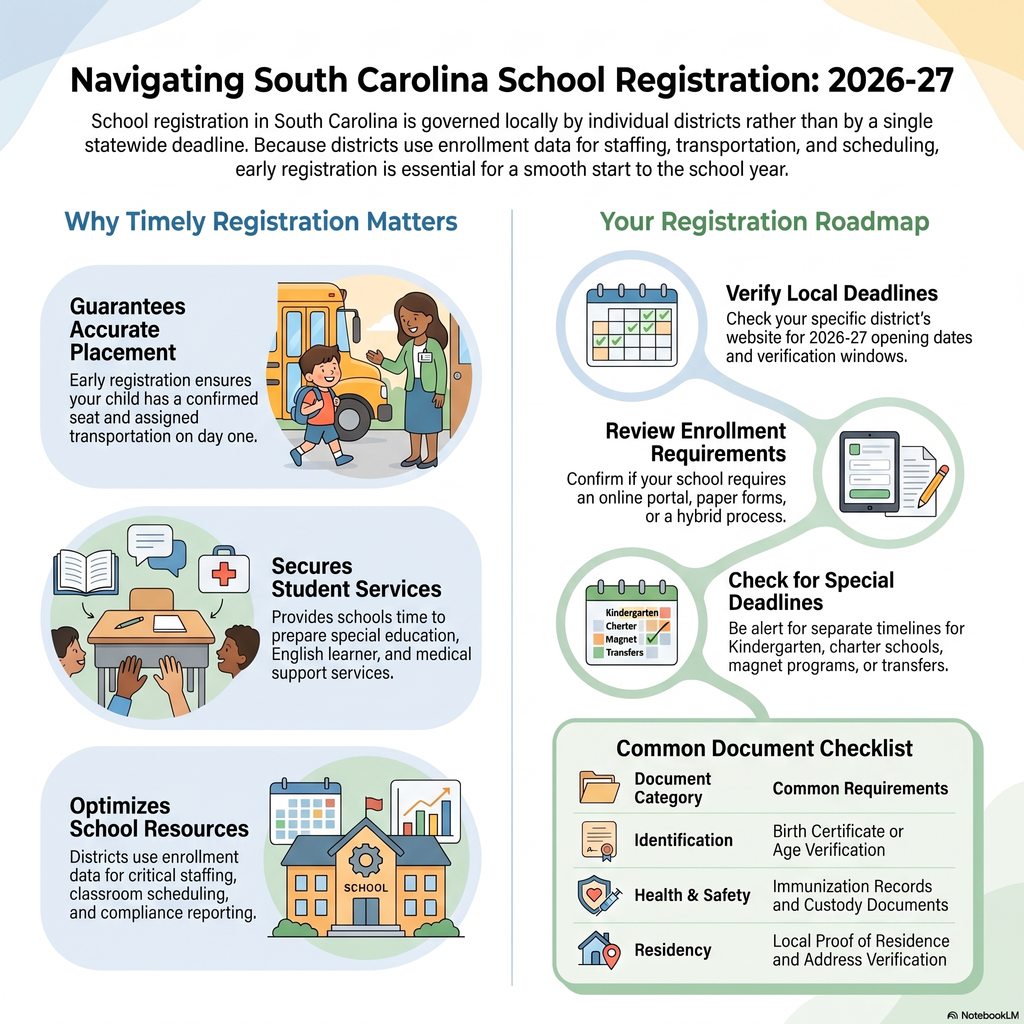 South Carolina School Registration Deadlines in 2026: What Parents Nee ...