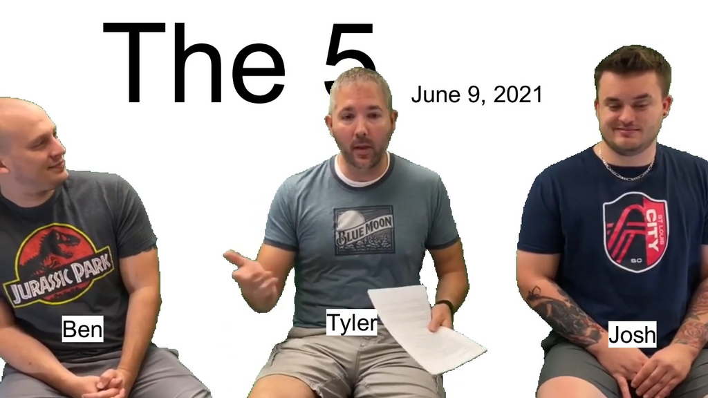 The 5 - Sporting goods cash, J Lo, Free preschool, Google as utility, Black widow Disney +