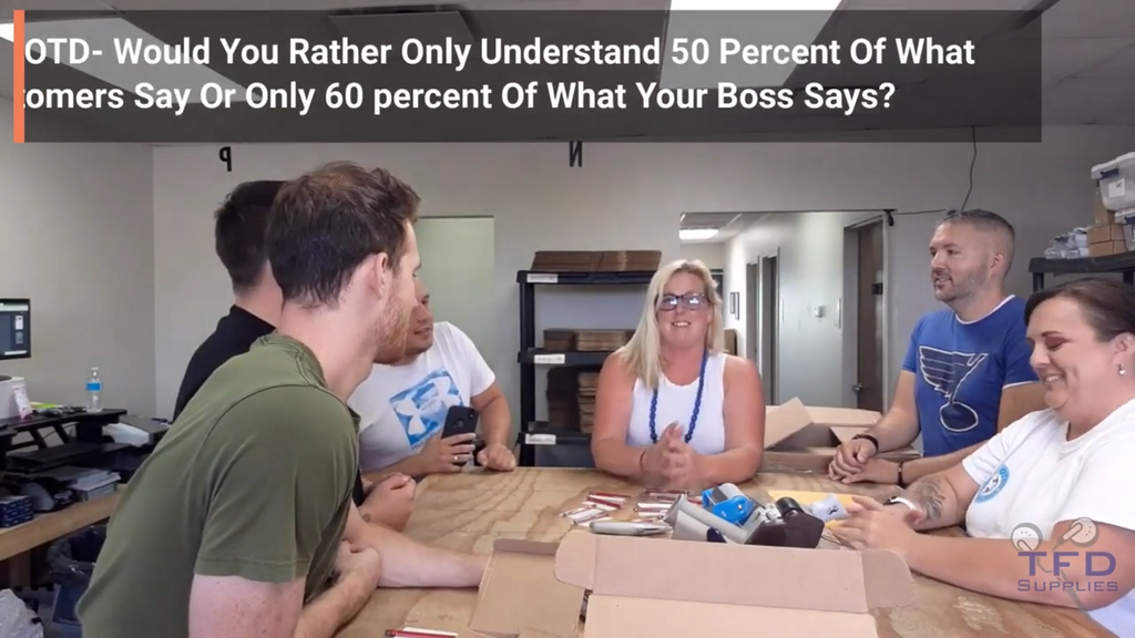 QOTD- Would You Rather Only Understand 50 Percent Of What Customers Say Or Only 60 percent Of What Your Boss Says?