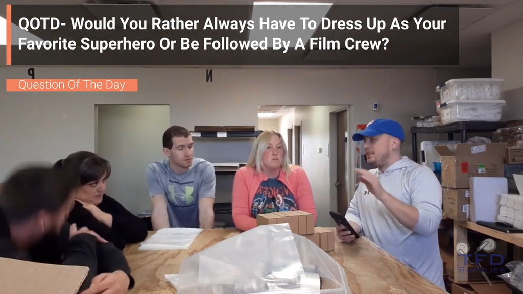 QOTD- Would You Rather Always Have To Dress Up As Your Favorite Superhero Or Be Followed By A Film Crew?