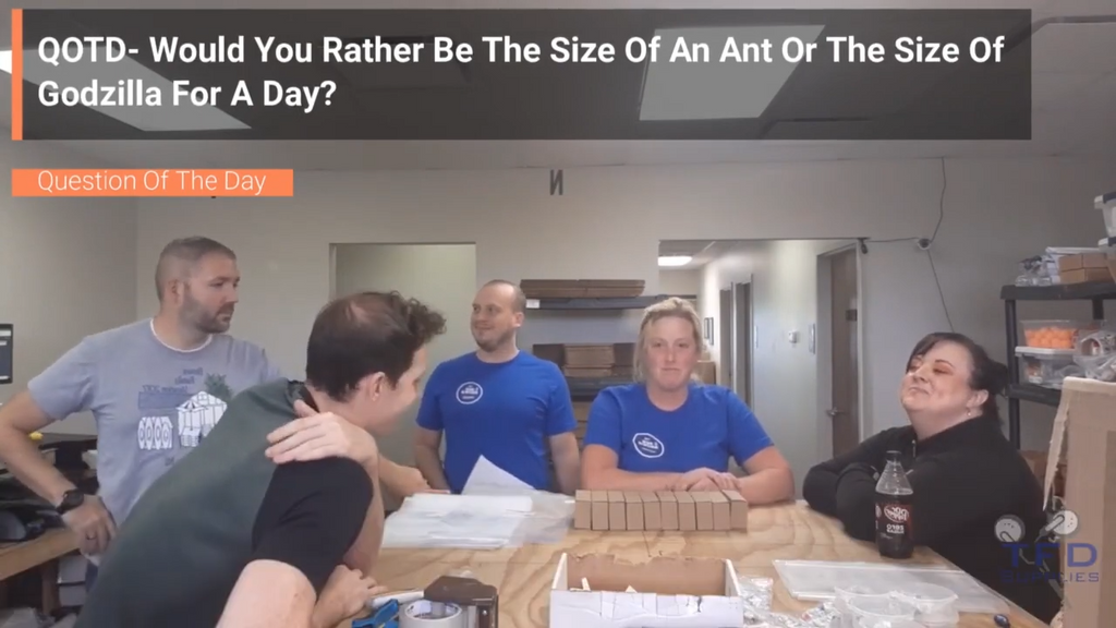 QOTD- Would You Rather Be The Size Of An Ant Or The Size Of Godzilla For A Day?