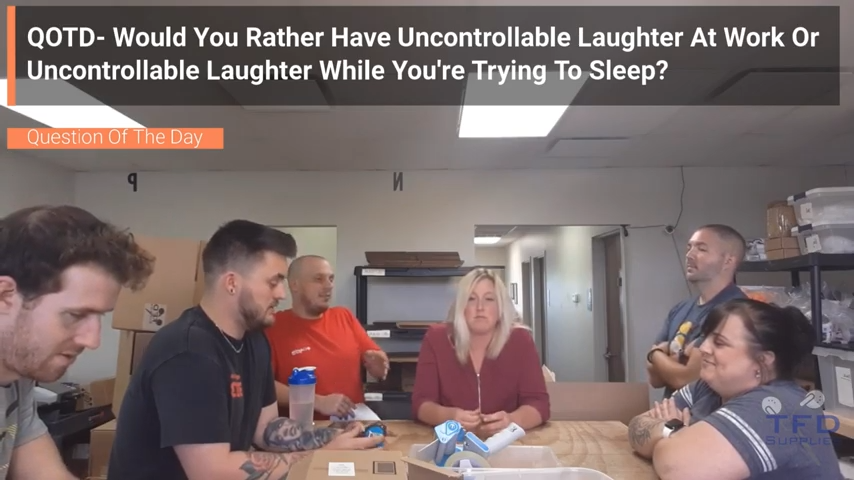QOTD- Would You Rather Have Uncontrollable Laughter At Work Or While You're Trying To Sleep?