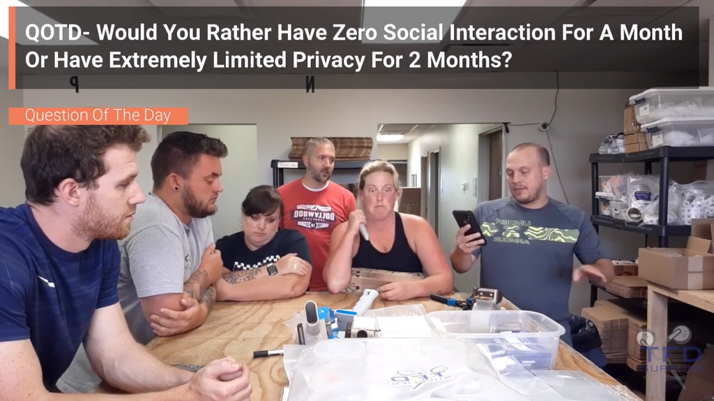 QOTD- Would You Rather Have Zero Social Interaction For A Month Or Have Extremely Limited Privacy For 2 Months?