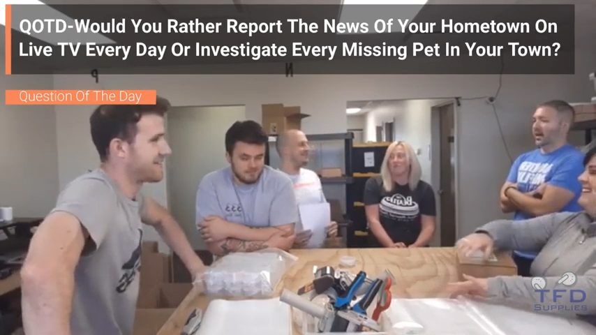 QOTD-Would You Rather Report The News Of Your Hometown On Live TV Every Day Or Investigate Every Missing Pet In Your Town?
