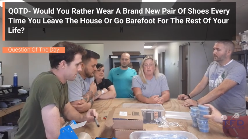QOTD- Would You Rather Wear A Brand New Pair Of Shoes Every Time You Leave The House Or Go Barefoot For The Rest Of Your Life?