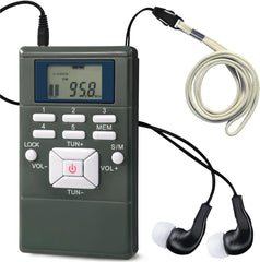 Mini FM Receiver Radio For Tours, Churches, and Personal Use