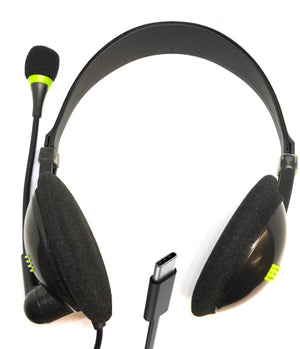 USB Headphones With Microphone (USB C)