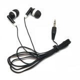 Image of Black Stereo Earbud Headphones (Special Long 4ft Cord)