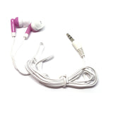 Image of Pink Stereo Earbud Headphones
