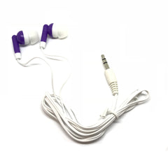 Purple Stereo Earbud Headphones