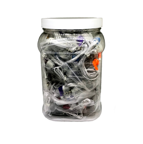 50 Earbuds In Reclosable Storage Tub