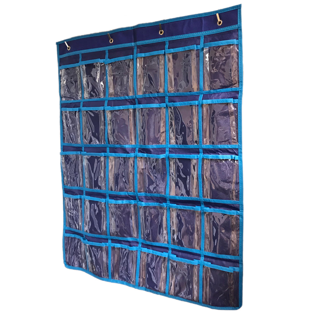 50 Earbuds and Hanging Wall Organizer