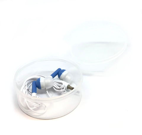 Image of Blue Stereo Earbud Headphones