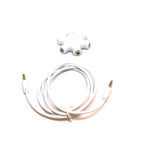 Image of Earbud and Headphone 5 Way Audio Splitter With Cord