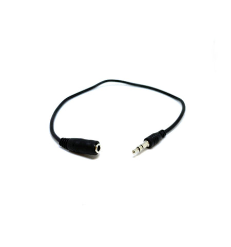 3.5mm Earbud/Headphone Extension Cable - 1Ft