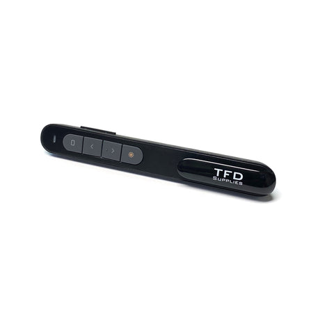 Wireless Presentation Clicker With Laser Pointer And Volume Control