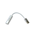 Image of USB Earbud/Headphone Adapter - Sound Card 3.5mm to USB