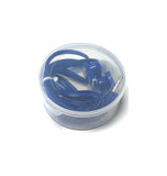 Image of Royal Blue Stereo Deluxe Earbuds With Microphone
