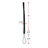 Image of Small Black Lanyard 7" For ID Badge Holder