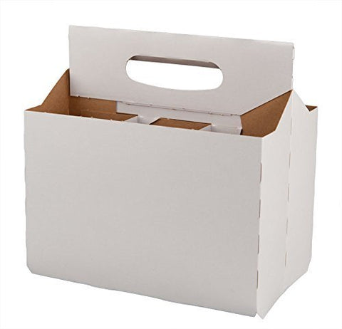 Tracer Supplies - 6 Pack Bottle Cardboard Carrier (10 Pack)