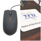 Image of 10 USB Mice and 10 Mousepads