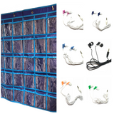 Image of 50 Earbuds and Hanging Wall Organizer