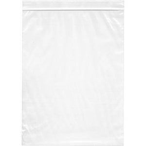 9" x 12" (100 Pack) 4 mil Reclosable Heavy Duty Clear Plastic Bags