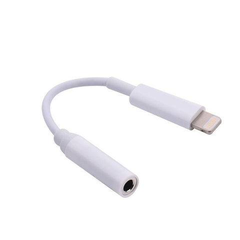3.5mm To Lightening Adapter - Use Earbuds with Apple Port Jack