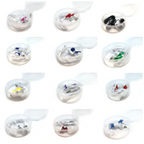 Image of 50 Pack Of Earbuds With Hard Shell Case Random Color