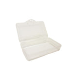 Image of Clear Storage Office Desk Pencil Box